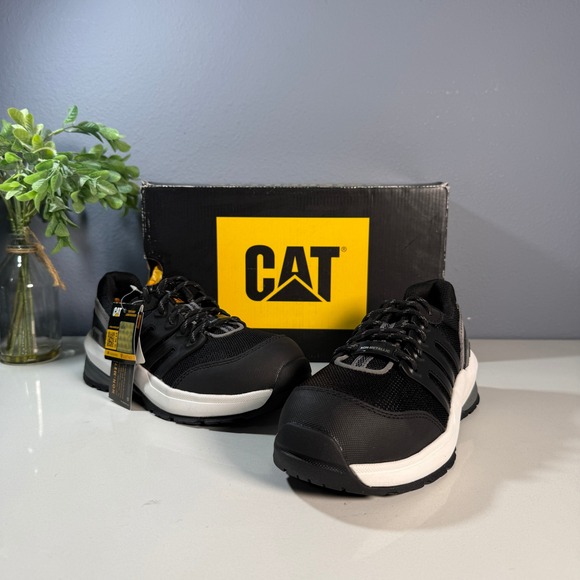 CAT Streamline 2.0 Womens Black Comp Toe Work Shoes Athletic Sneakers Size 5 - Picture 4 of 7